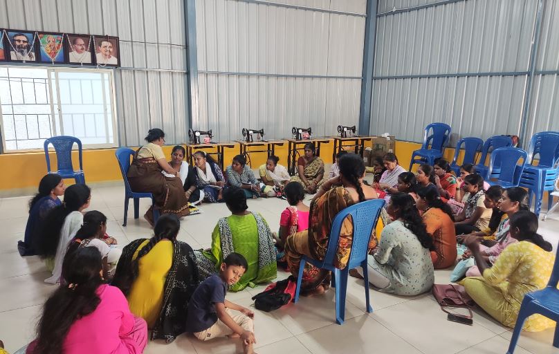 2nd batch tailoring coaching finishing day